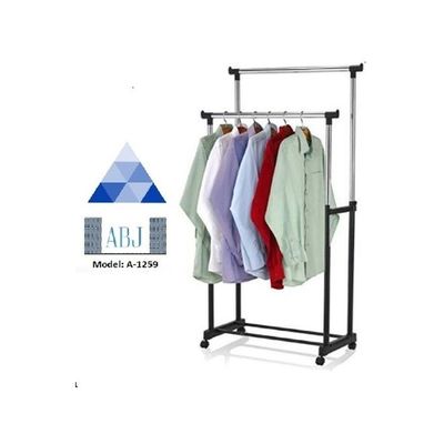 Clothing Double Rack - Model (ABJ-1259) Multicolour 10kg
