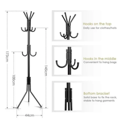 Tree Shaped Hanger Black