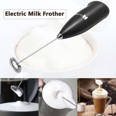 Electric Milk Frother Automatic Milk Foam Maker 0 W H25458-KM Black