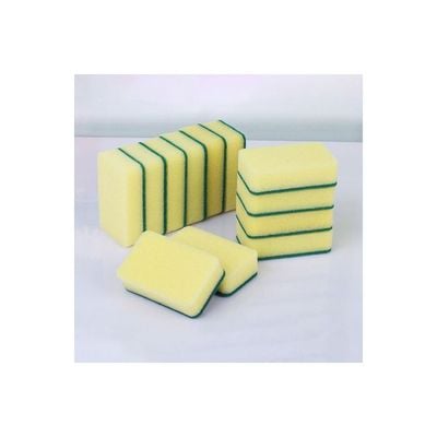 20-Piece Household Dish Washing Cleaning Sponge Set Green/Yellow