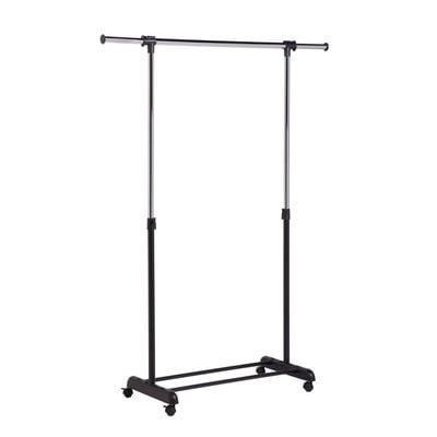 Fully Stainless Steel Single Pole Expansion Drying Rack Black