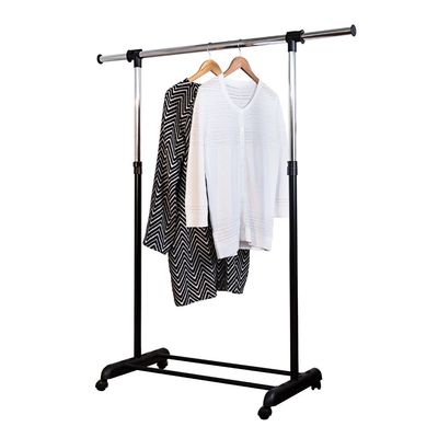 Fully Stainless Steel Single Pole Expansion Drying Rack Black