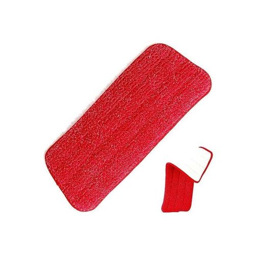 3 Piece Microfiber Mop Replacement Cleaning Pad Set Red/Blue/Green 42x14centimeter