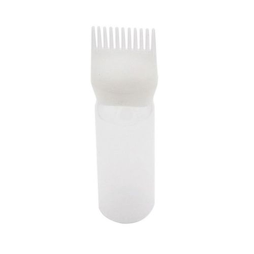Hair Dye Applicator Bottle With Brush Tool White
