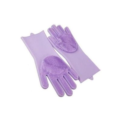 Washing Dishes Glove Purple