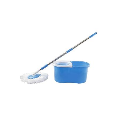 360 Degree Rotating Mop With Bucket Blue/White