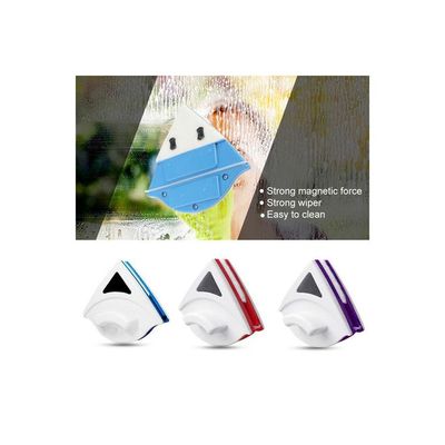 Triangular Double-Sided Magnetic Window Scraper White/Red