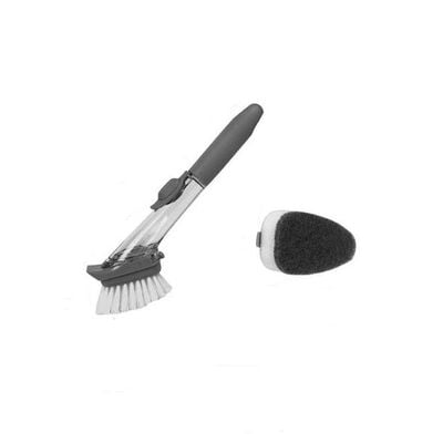 Washing Pot Brush Grey 26x10x6centimeter