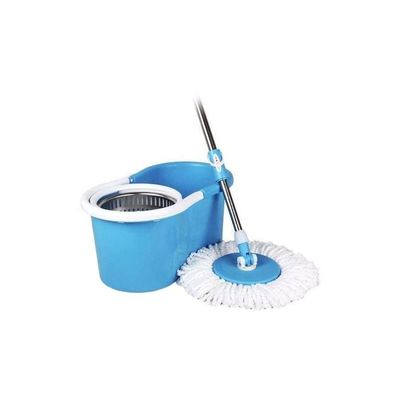 360 Rotating Spin Mop With Bucket Blue/White