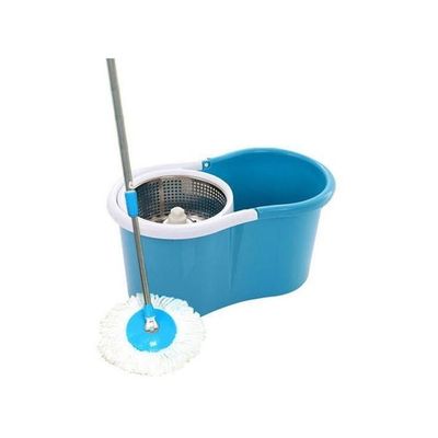 360 Rotating Spin Mop With Bucket Blue/White