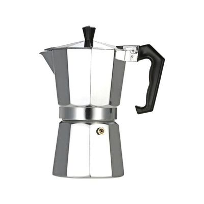 Aluminium Countertop Espresso Percolator H18577-1 Silver/Black