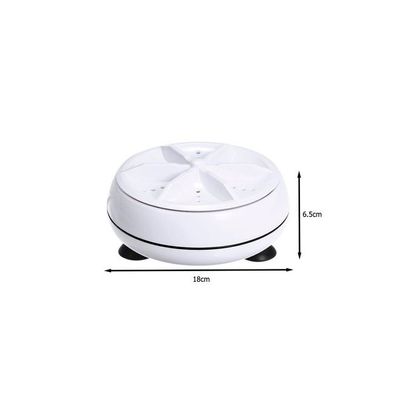 3-In-1 Portable Mini Washing Machine Rotating Turbine Washer 0.31 kg NE-CIN116 White