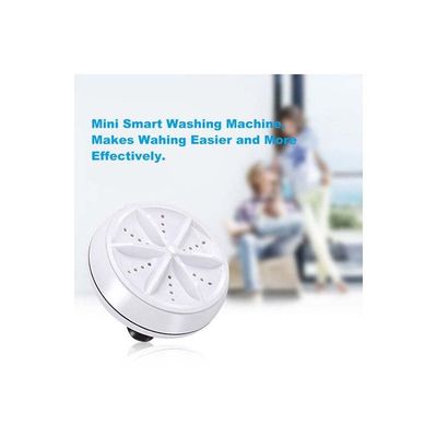 3-In-1 Portable Mini Washing Machine Rotating Turbine Washer 0.31 kg NE-CIN116 White