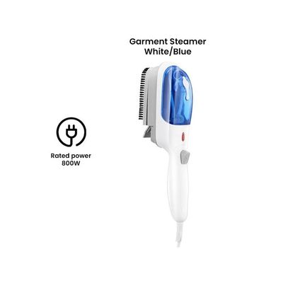 Travel Garment Steamer With Brush 800 W 9240088 White/Blue