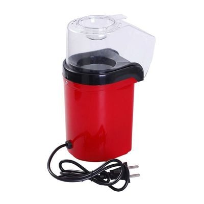 Household Healthy Hot Air Popcorn Popper Maker Machine with Measuring Cup 1200 W HP26-LU Red