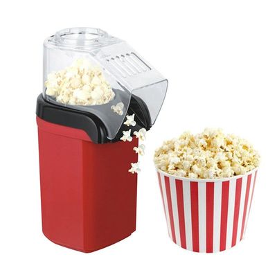 Household Healthy Hot Air Popcorn Popper Maker Machine with Measuring Cup 1200 W HP26-LU Red