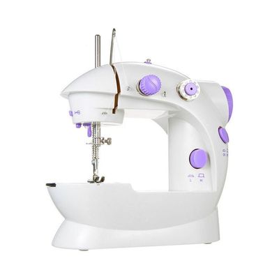 Mini Portable Handheld Sewing Machines Household Multifunctional Clothes Fabrics Electric Sewing Machine WSA2483789 white