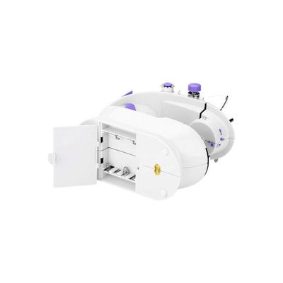 Mini Portable Handheld Sewing Machines Household Multifunctional Clothes Fabrics Electric Sewing Machine WSA2483789 white