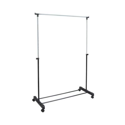 Metal Garment Rack Black/Silver 130x45x160cm