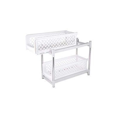 Plastic Drawer Basket White