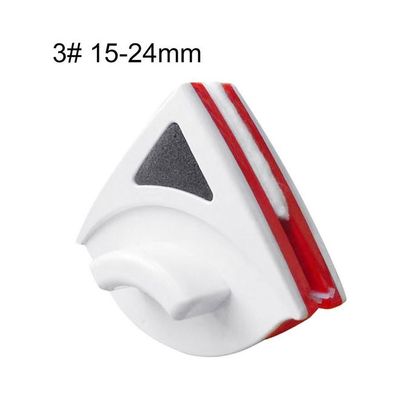 Triangular Double-Sided Magnetic Window Scraper White/Red