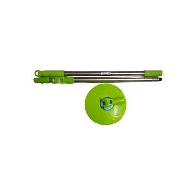 360-Degree Rotating Stainless Steel Spin Mop With Bucket Green/White