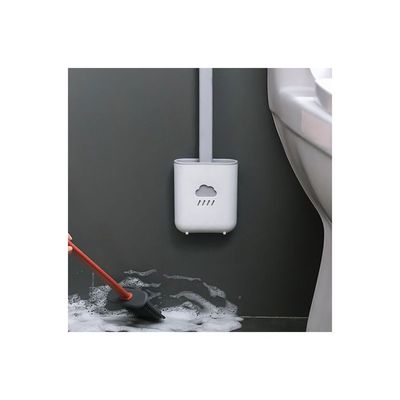 Toilet Brush Wall-Mounted White