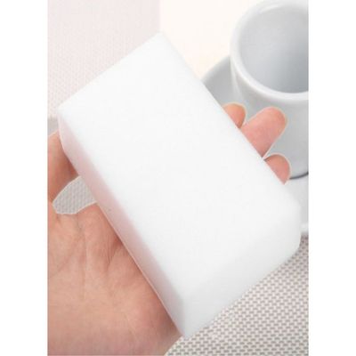 10-Pieces Magic Sponge Eraser Set White