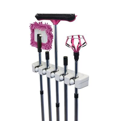 Wall Mounted Mop And Broom Holder Multicolour