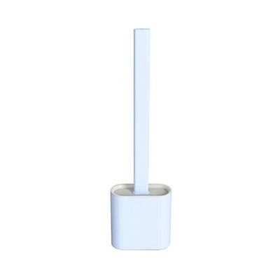 Silicone Toilet Brush With Holder White 365x98x43millimeter