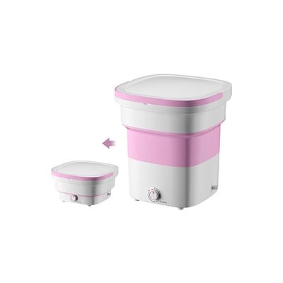 Portable Mini Folding Clothes Washing Machine 1.8 kg 135 W Miniwash111 Pink/White