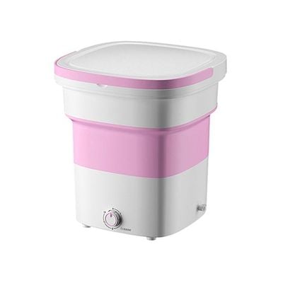 Portable Mini Folding Clothes Washing Machine 1.8 kg 135 W Miniwash111 Pink/White