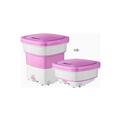 Mini Portable Folding Washing Machine 1.8 kg 135 W MINIWM05 White/Pink