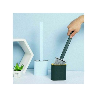 Silicone Toilet Brush With Base Green 3610x10cm