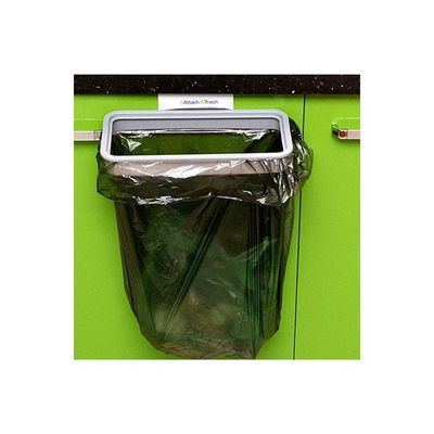 Trash Bag Hanger Holder White/Grey 240x115x52cm
