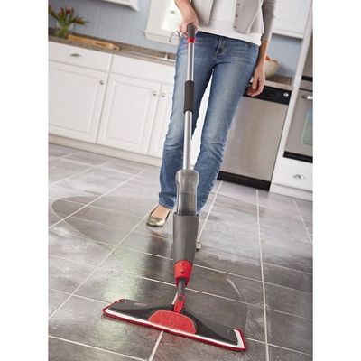 Quick Clean Spray Mop With Scrubbing Pad Multicolour