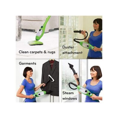 Portable Vacuum Floor Cleaner x5 h2o Green/White