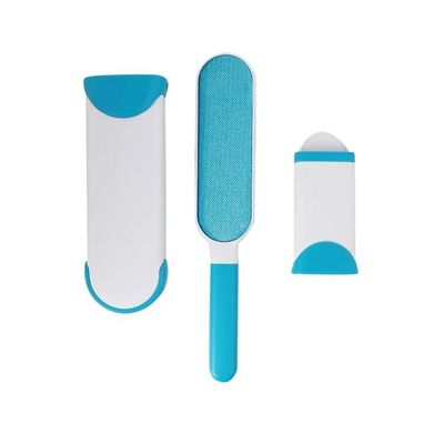 Portable Plastic Hair Removing Brush Blue/White 30x6x8centimeter