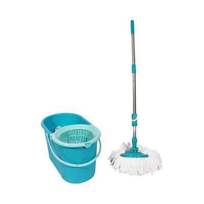 Floor Cleaning Mop With Bucket Blue