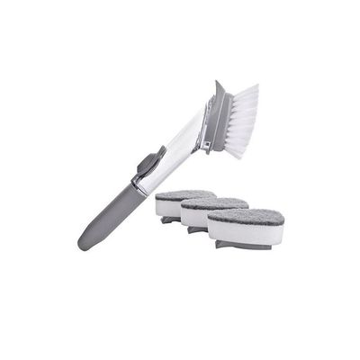 Non-stick Long Handle Cleaning Brush Grey 30—10—10centimeter