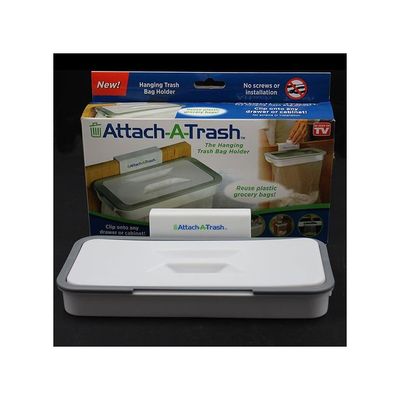 Trash Bag Holder White 25x5.5x17cm