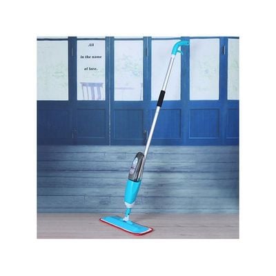 Microfibre Water Spray Flat Mop Blue