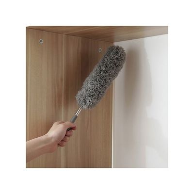 Microfiber Stretchable Cleaning Wall Brush Grey 43x6x6centimeter