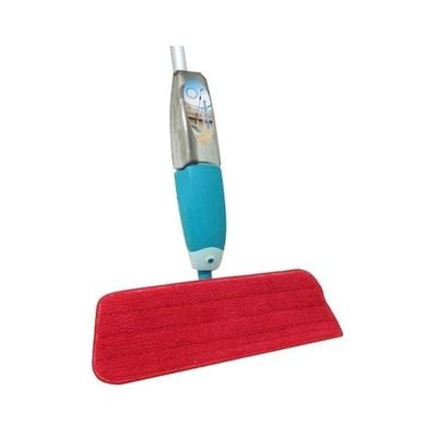 Microfiber Spray Mop With Cleaning Pad Blue/White