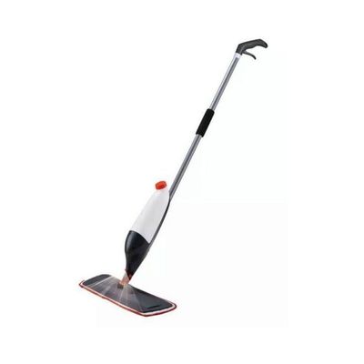 Microfiber Rotating Mop With Spray Silver/White/Black