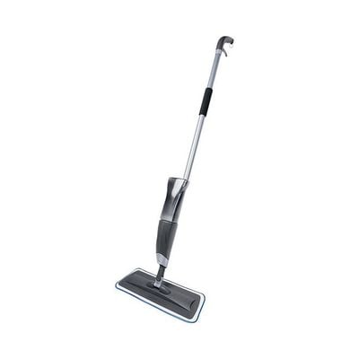 Microfiber Rotating Floor Mop Silver/Grey