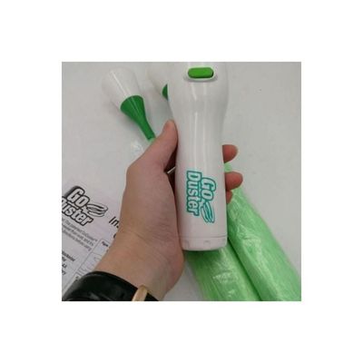 4-Piece Duster Cleaner Set White/Green 7 x 10 x 30centimeter