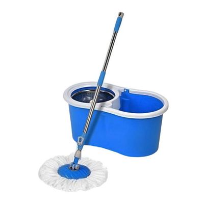 Home Magic Floor Cleaning Mop And Bucket Blue/White/Silver