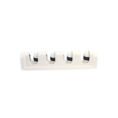 Plastic Magic Broom Holder White/Black 16x20centimeter Plastic Magic Broom Holder White/Black 16x20centimeter