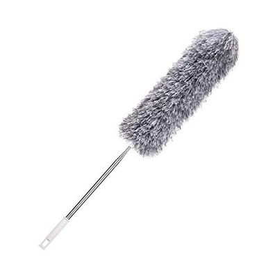 Microfiber Duster with Extension Pole Grey/Silver/White